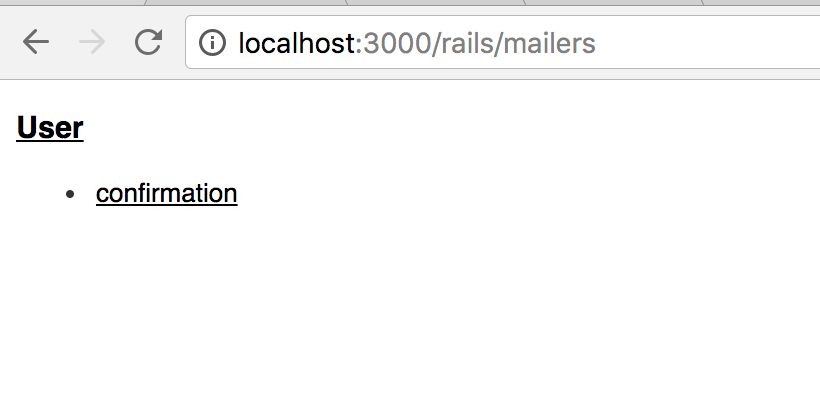 Mailer preview index listing