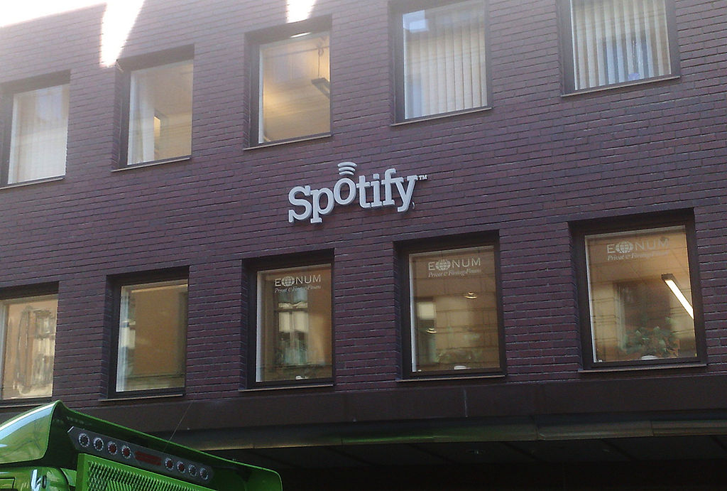 Spotify's headquarters at Humlegårdsgatan